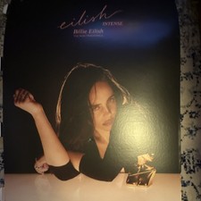 Billie Eilish The New Fragrance Intense Cardboard Paper Perfume Ad picture