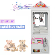 Mini Claw Crane Machine 110V Toy Grabber Candy Catcher Carnival Play Mall Games picture