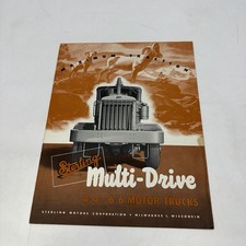 1949 Sterling Multi-Drive 4x4 6x6 Motor Trucks Snow Plow Sales Brochure picture