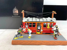 Art of Disney Theme Parks Red Car Trolley Figurine by Costa Alavezos NIB RARE picture