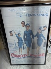 COME FLY WITH ME 1963 DOLORES HART PAMELA TIFFIN HENRY LEVIN 27X41 1963 picture