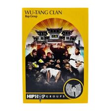 Wu-Tang Clan 1990 NBA Hoops Design Style Hip-Hop Trading Card picture