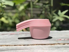 Tupperware Measuring Cups Set of 6 pink NEW picture