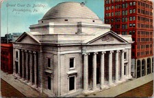 Girard Trust Co Building Philadelphia PA 1924 Vintage Postcard 5P19-5 picture