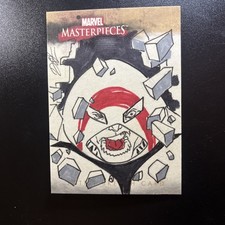 2008 Marvel Masterpieces Sketch Card JUGGERNAUT. 1/1 Original Art Artist Signed picture