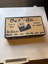 Vintage Peter Paul’s Mounds Charcoal Gum Box 1930s-40s Empty picture