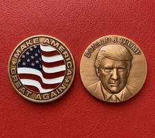RARE Authentic President Donald J. Trump VIP Bronze 2017 Inaugural MAGA Medal picture