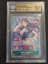 BGS 9.5 GEM MINT One Piece Nico Robin Heroines Battle Pack Winner P-111 picture