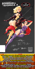 Bombshell Atomica #4Metal by Tarusov Collector's Edition LE25 picture
