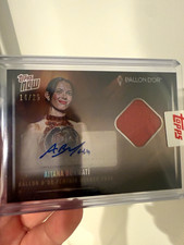 2025 Topps Now Ballon d'Or Aitana Bonmatí Hard Signed Relic /25 #002 picture