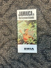 Vintage 1968 BWIA Jamaica & The Cayman Islands Brochure picture