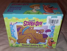VTG 2001 SCOOBY-DOO MUSICAL JEWELRY BOX NEW FIGURINE CARTOON NETWORK FUR ELISE picture