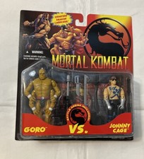 VINTAGE GI JOE MORTAL KOMBAT ACTION FIGURE HASBRO GORO V CAGE SEALED PACK MOC picture