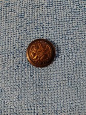 Vintage Kentucky Military Institute Uniform Cadet Staff Button 1870-1902s picture