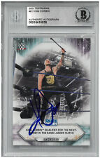 King Corbin Signed Autograph Slabbed 2021 WWE Topps Beckett BAS Baron Happy picture