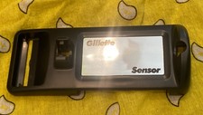 year 2000 OPEN BOX NOS Vintage Gillette Sensor Plastic Razor Tray ( NO HANDLE ) picture