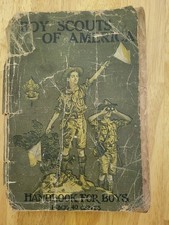 Vintage 1927 Boy Scouts Handbook - 37th Printing Second Edition - Well-Worn picture