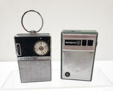 2 Vintage Westinghouse and GE transistor radio - for parts or repair picture