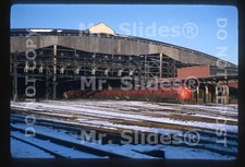 Original Slide GM&O Gulf Mobile & Ohio E7A 100 & E7A W/Psgr Train St. Louis MO picture