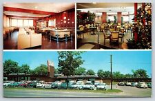 Ted's Drive In Restaurant Multi View Bloomfield Hills MI c1950s Vtg Postcard A3 picture