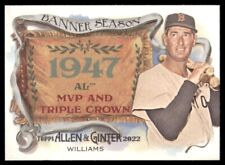 2022 Allen and Ginter Banner Seasons #BS-7 Ted Williams  - Boston Red Sox picture