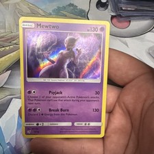 Mewtwo Holo Ultra Rare 12/18 Detective Pikachu Pokemon Card NM picture