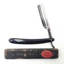 Vintage Shave Ready 1920s L Lowe Co Reliable Straight Razor Schweitzer Cutlery  picture