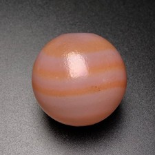 Rare Tibetan Buddhism Agate 3 Line Totem Dzi Bead Amulet Necklace Pendant G1369 picture