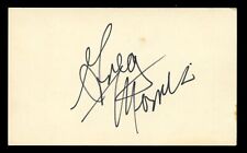 Greg Morris d1996 signed autograph Vintage 3x5 card Actor Mission Impossible BAS picture