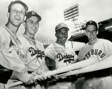 STAN MUSIAL GIL HODGES JACKIE ROBINSON & RALPH KINER 1951 - 8X10 PHOTO (AB-384) picture