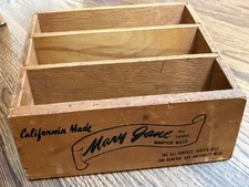 Vtg MARY JANE Garter Belt Display advertising Box General Maternity California  picture