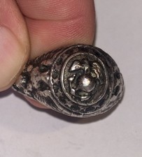 Antique USMC China United States Marine Corps Sterling Silver Ring Extra Rare picture