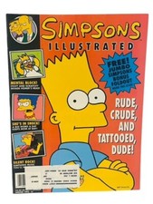 The Simpsons Illustrated Magazine Bart Homer 1993 Foldout Rude Crude VERY RARE picture