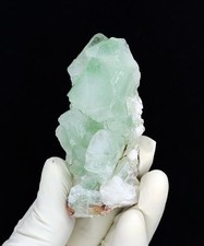 Natural Light Green Apophyllite Mineral Specimen #KM68 picture