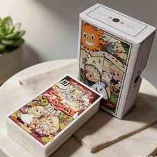 Vintage Rubber Hose Tarot Deck 78 Card Old Cartoon Art Tarot Cards 12x7cm Rigid picture