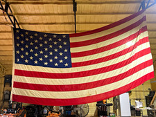 Vintage Annin & Co. Large American U.S.A. Flag 10' x 18’ National USA Flag picture