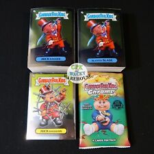 2022 GARBAGE PAIL KIDS CHROME 5 COMPLETE 100 CARD SET + EMPTY WRAPPER 5TH SERIES picture