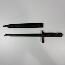Turkish Mauser Bayonet w/ Scabbard Ottoman Military Bayonet Antique post WW2 picture