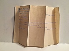 1902 Letter from Owner of Geo. A, Fales & Co. Commission Merchants, MA     Z3 picture