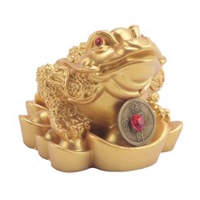 Chinese Feng Shui Money Fortune Wealth Toad Coin Home Decoration Home9256 picture