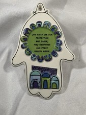 Let Faith Be Our Protection Ceramic Wall Plaque picture