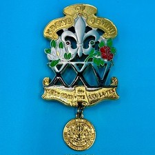 Krewe of Gemini 25th Silver Anniversary Pin - 2014 picture