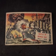 Battle of Manila Bay - 1954 Topps Scoops #83 picture