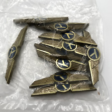 Vintage Eastern Airlines Jr Pilot Plastic Wings Pins bags unopened Lot of 10 picture