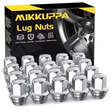 M14x1.5 OEM Lug Nuts, M14X1.5 - 20 Packs Silver For Ford Mustang/Explorer/Edge picture
