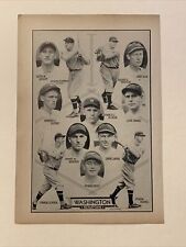 Washington Senators Joe Cronin Heinie Manush Rice 1933 Baseball Team 4X6 Picture picture