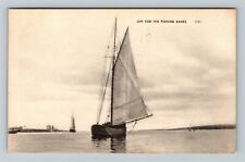 Boston, MA-Massachusetts, Fishing Boats,  c1948 Vintage Postcard picture