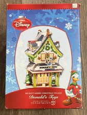 Dept 56 Disney Mickey's Merry Christmas Village “Donald's Toys” With Box picture
