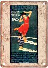 Vintage Salvador Santander Travel Poster Retro Look Sign T2310 picture