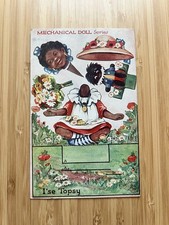 Vintage Raphael Tuck Mechanical Doll Series I'se Topsy Oilette Postcard c1910s picture